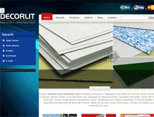 Tablet Screenshot of decorlit.com.br